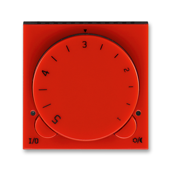 termostat univerzální otočný LEVIT 3292H-A10101 65 červená/kouř.černá